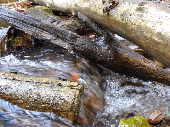 Rushing water